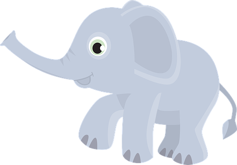 Cute Cartoon Elephant