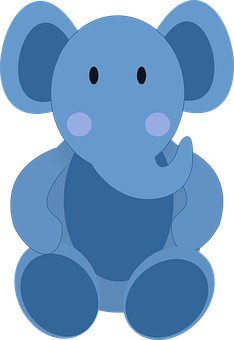 Cute Cartoon Elephant Illustration