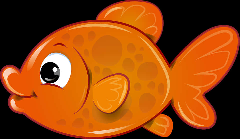 Cute Cartoon Fish Illustration