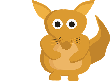 Cute Cartoon Kangaroo