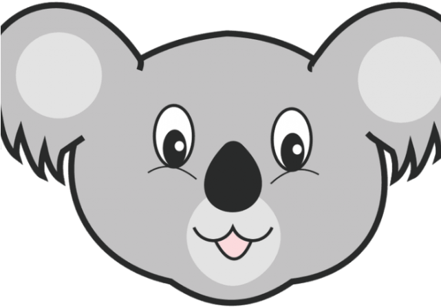 Cute Cartoon Koala Face