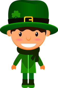 Cute Cartoon Leprechaun