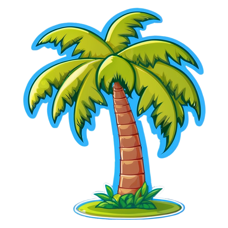 Cute Cartoon Palm Tree Png 06212024