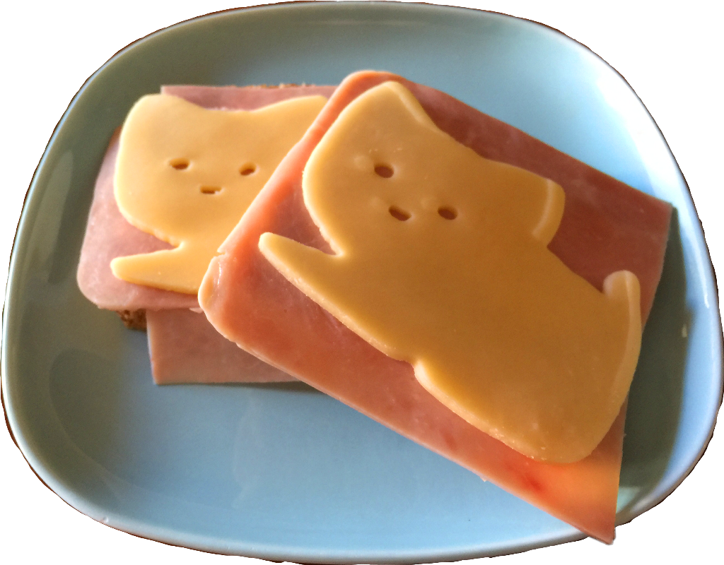 Cute Cheeseon Ham Slices