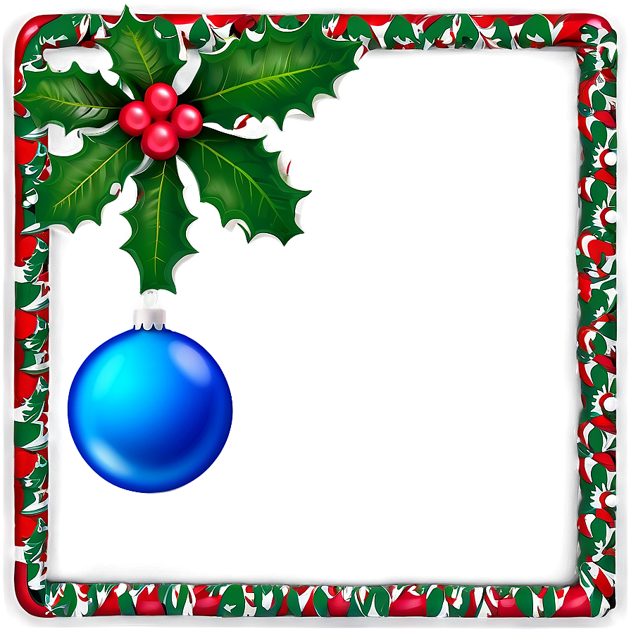 Cute Christmas Frame Png Bpn