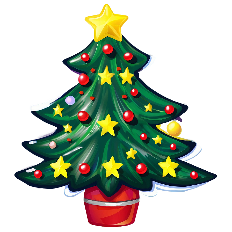 Cute Christmas Tree Png 06252024