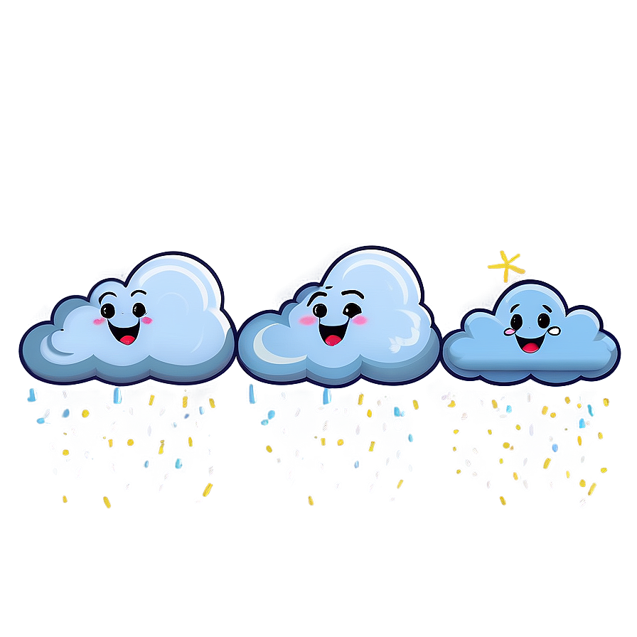 Cute Cloud Cartoon Png 06252024