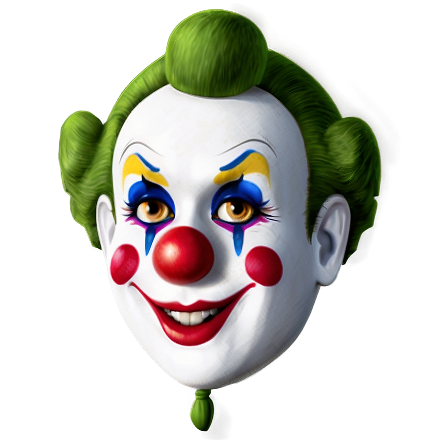 Cute Clown Emoji Png 64