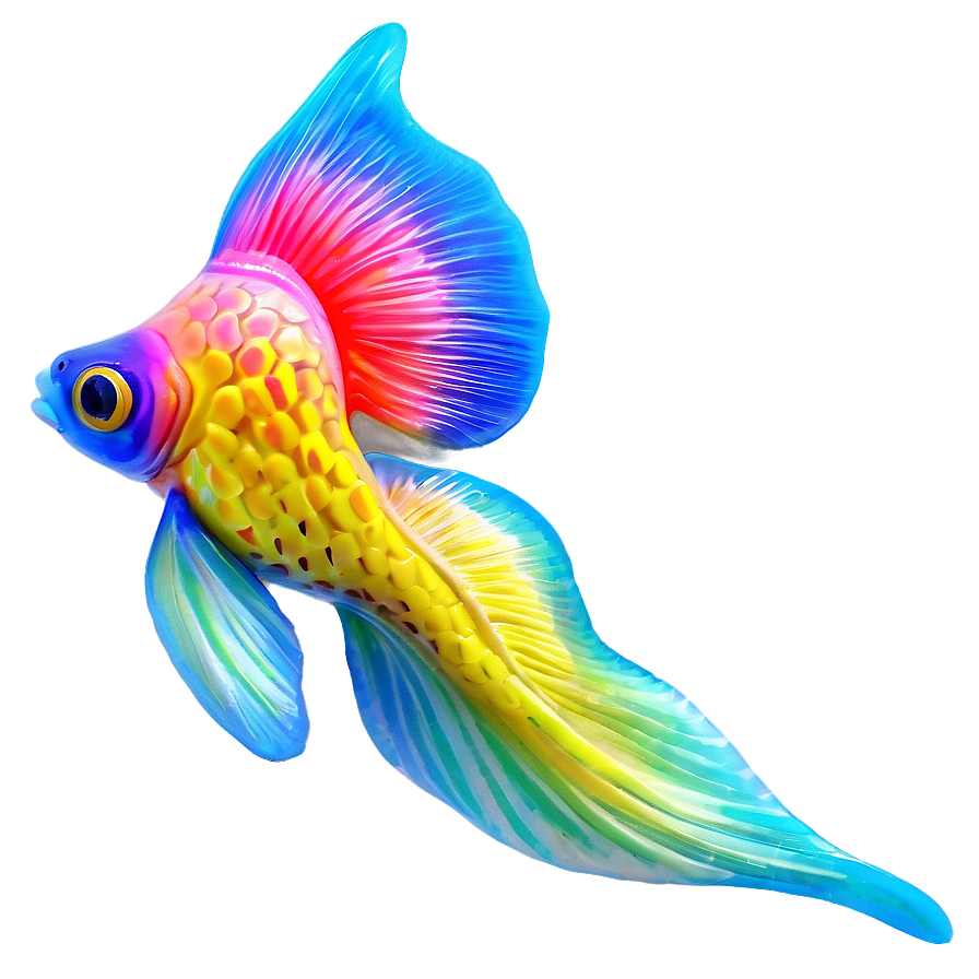 Cute Colorful Fish Png 06292024