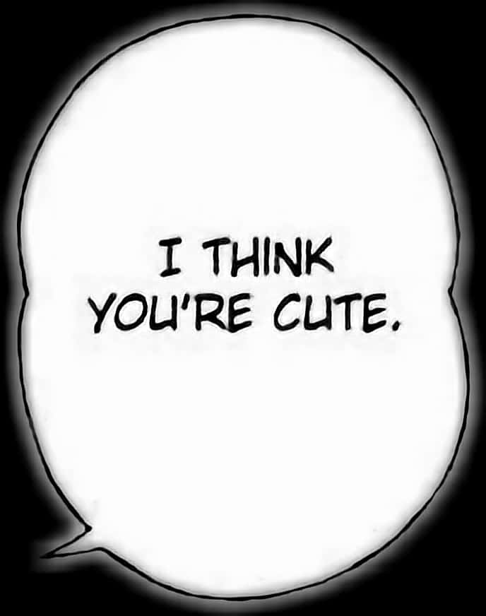 Cute Compliment Speech Bubble