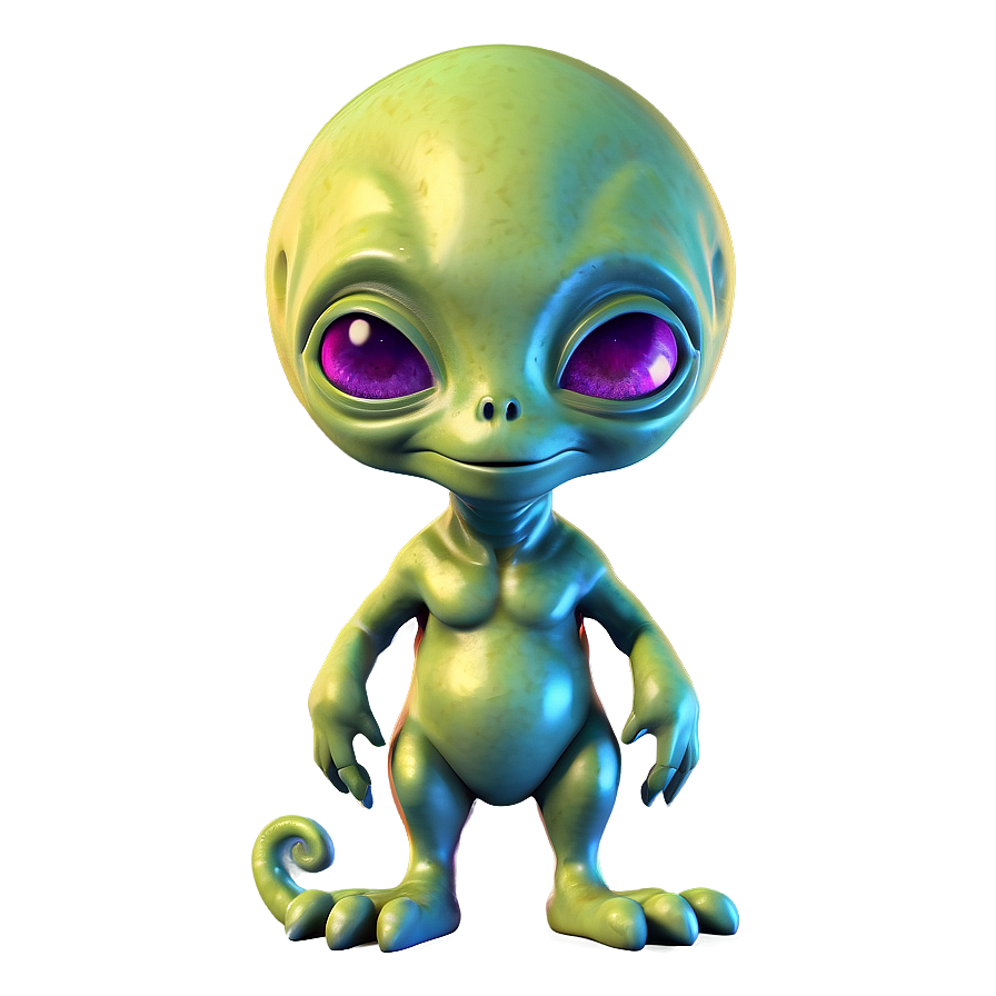 Cute Cosmic Alien Png Lxn76