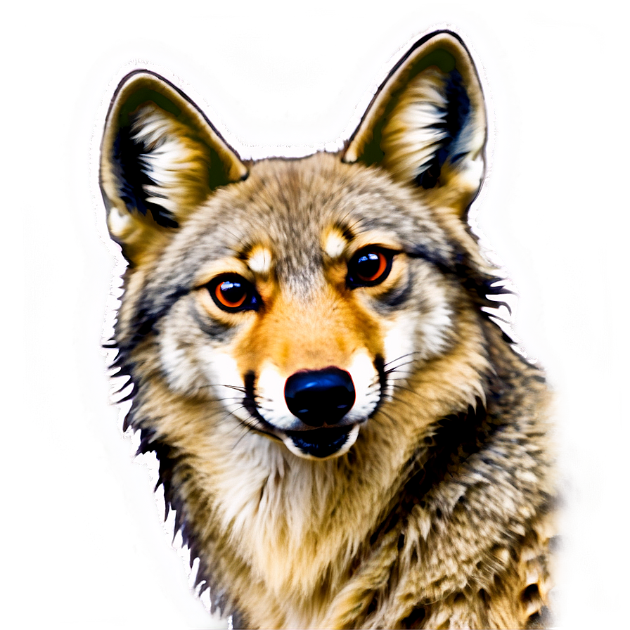 Cute Coyote Clipart Png Cjb64