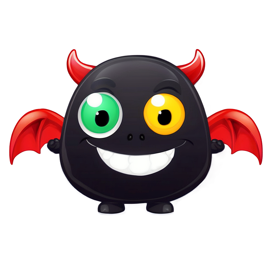 Cute Devil Mascot Png 8