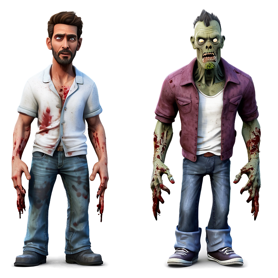 Cute Disney Zombies Characters Cartoon Png 79