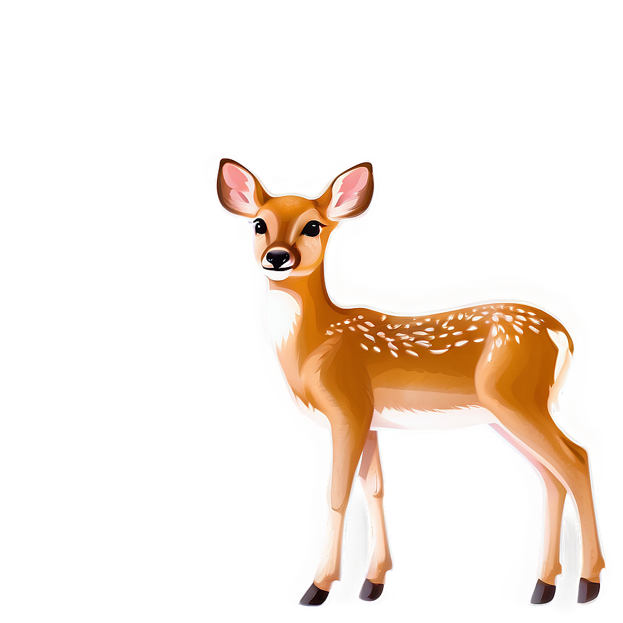 Cute Doe Clipart Png Twb