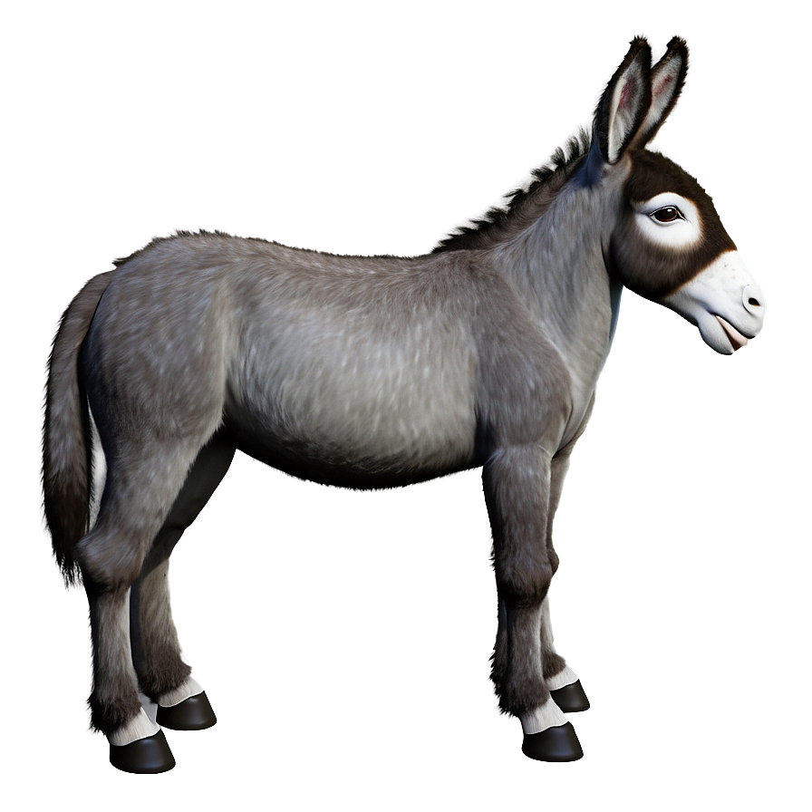 Cute Donkey Character Png 79