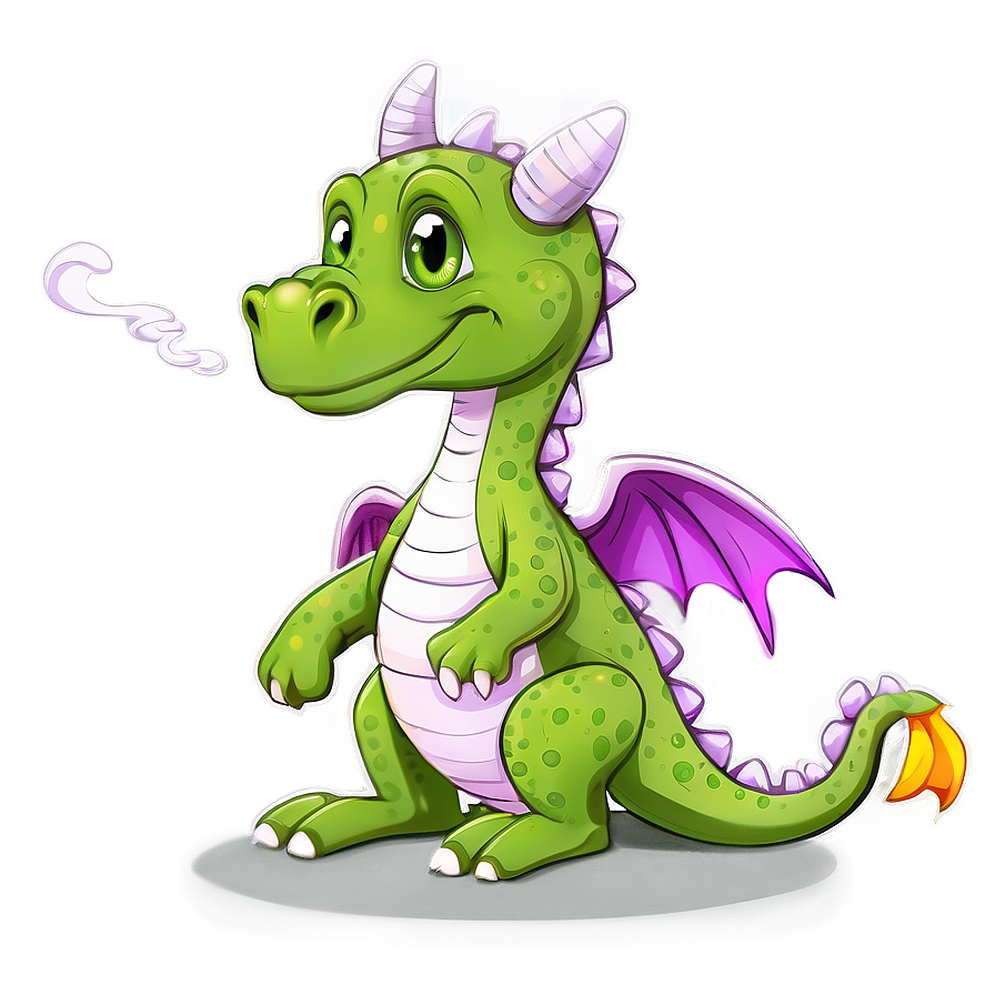 Cute Dragon In Forest Png 46