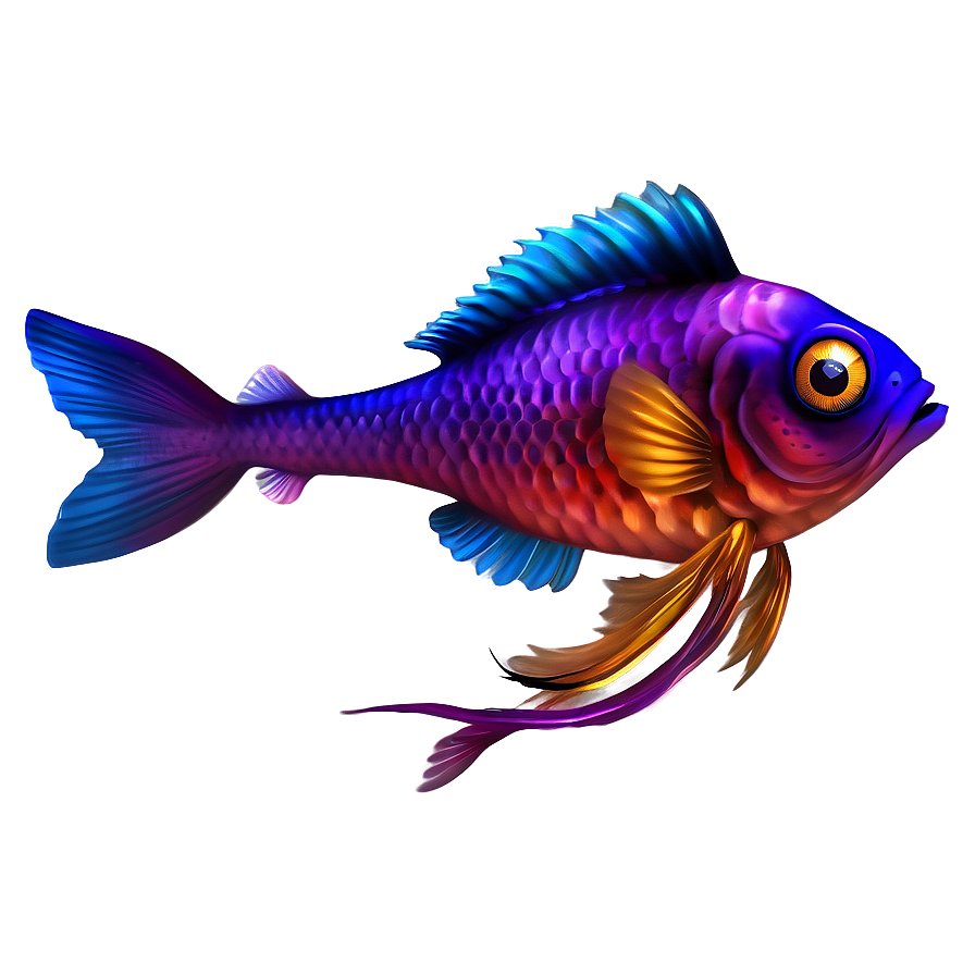 Cute Fantasy Fish Png Hst46