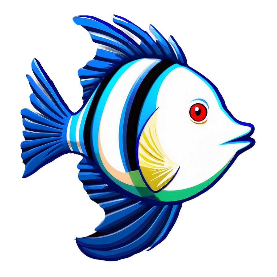 Cute Fish School Png Qng