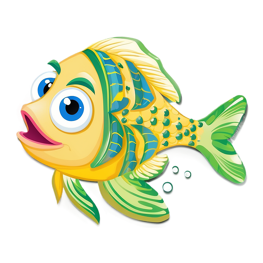 Cute Fish Swimming Png 06292024