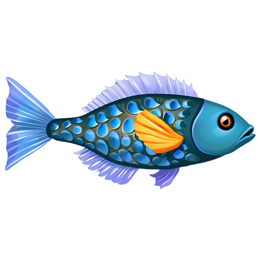 Cute Fish Swimming Png Xit38