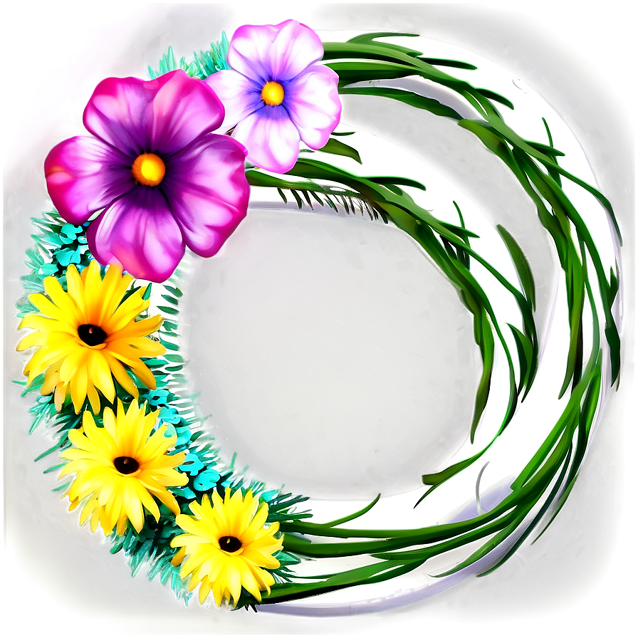 Cute Floral Wreaths Png 06292024