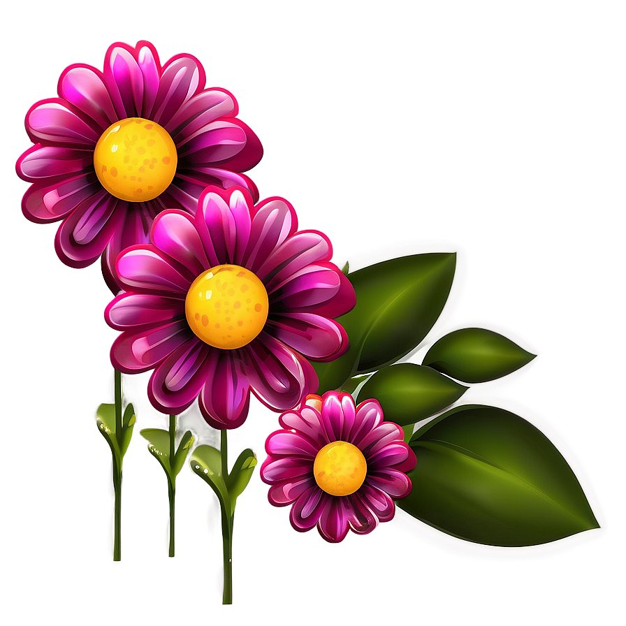 Cute Flower Decorations Png 8