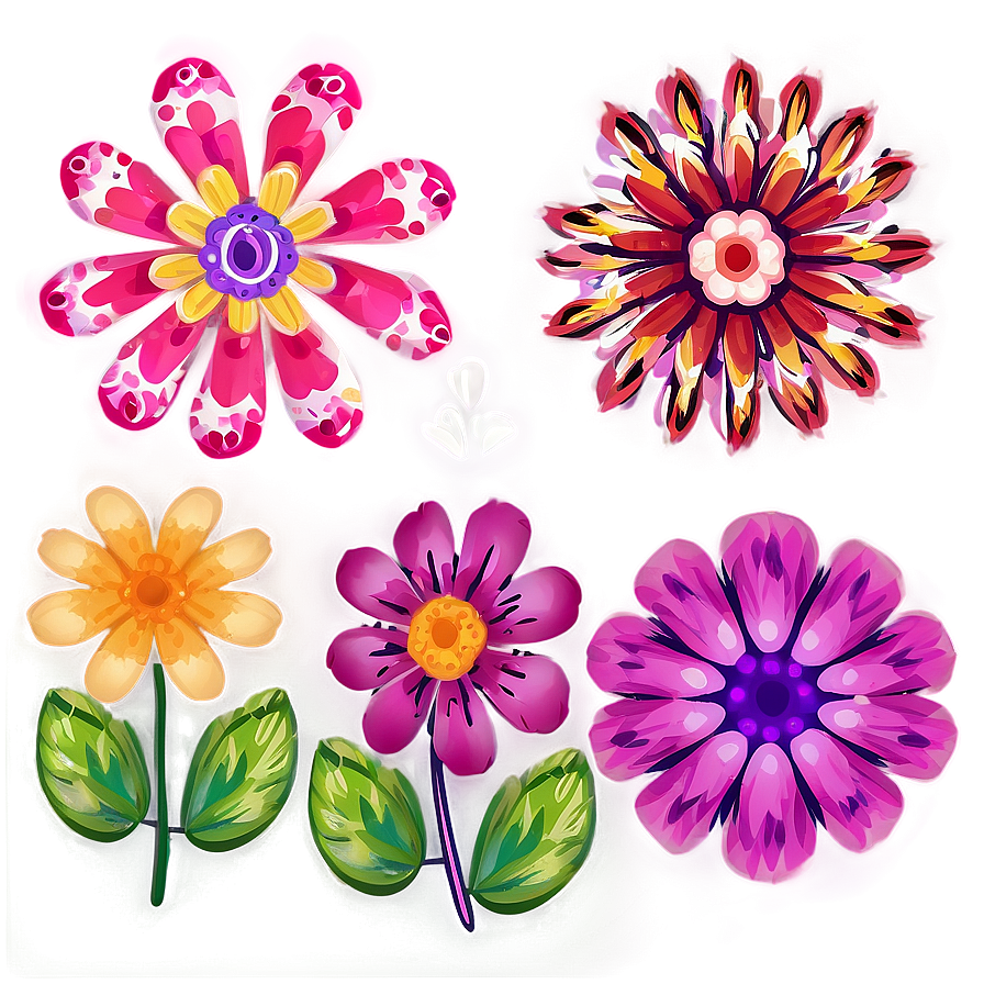 Cute Flower Patterns Png Kjf