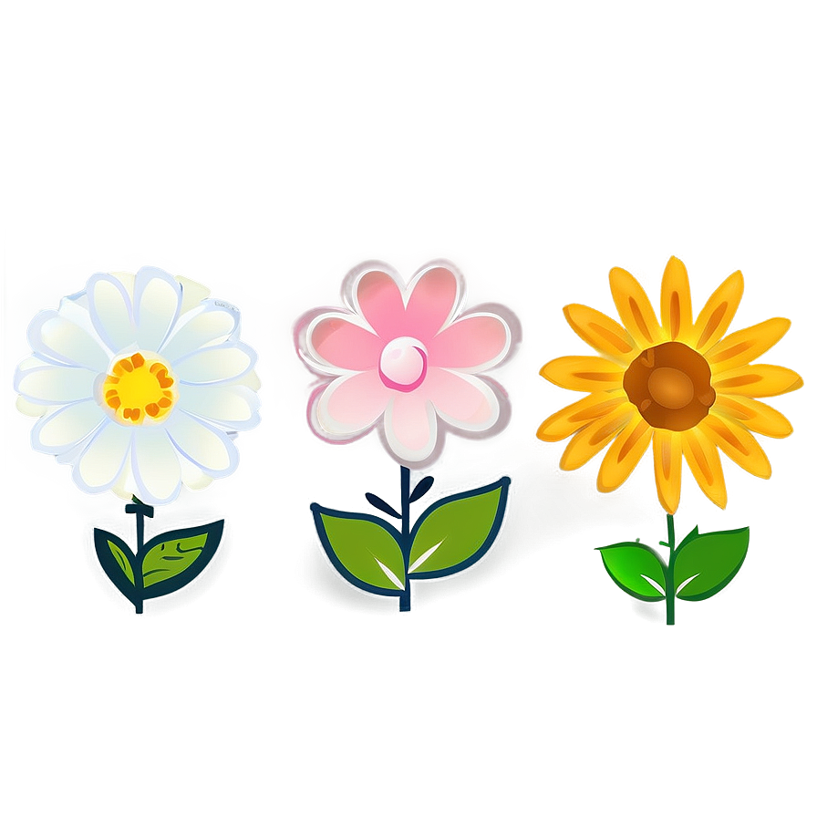 Cute Flower Sets Png 06292024