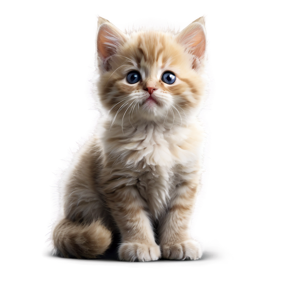 Cute Fluffy Kitten Png 05232024