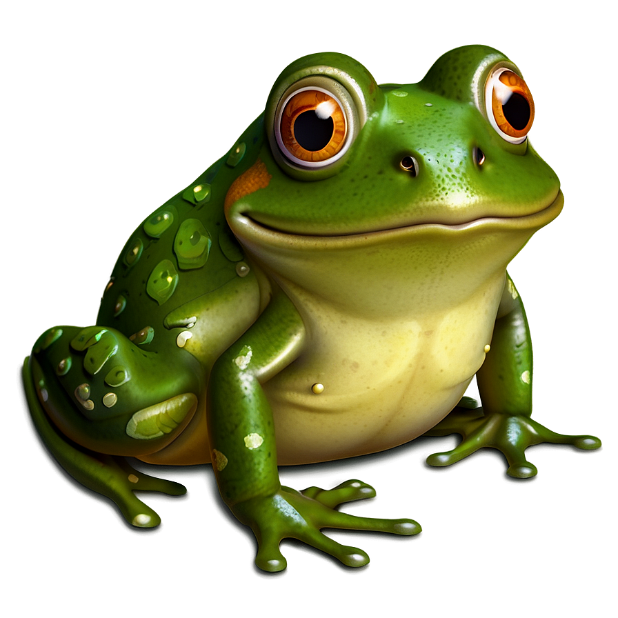 Cute Frog Illustration Png Bpc