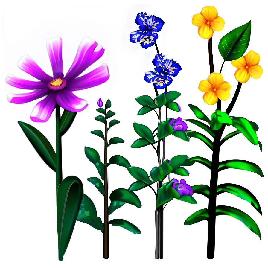 Cute Garden Flowers Png Swl72