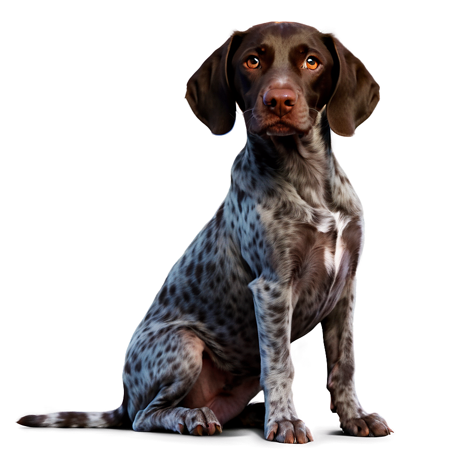 Cute German Shorthaired Pointer Dog Png 06292024