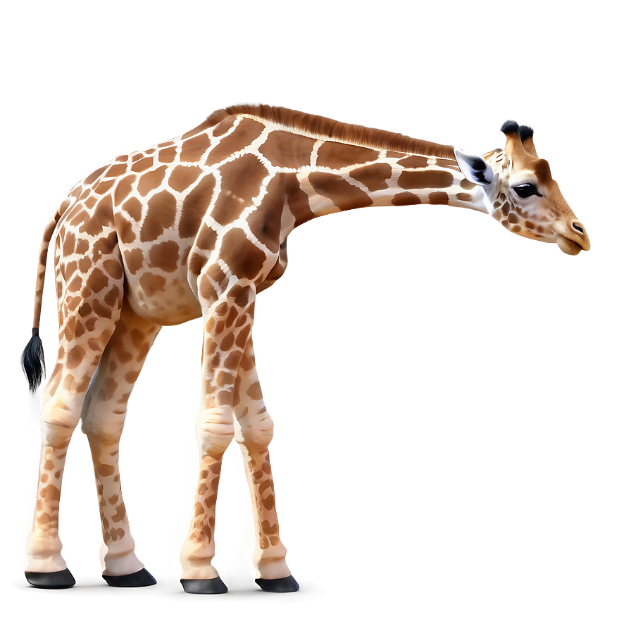 Cute Giraffe Calf Png 5