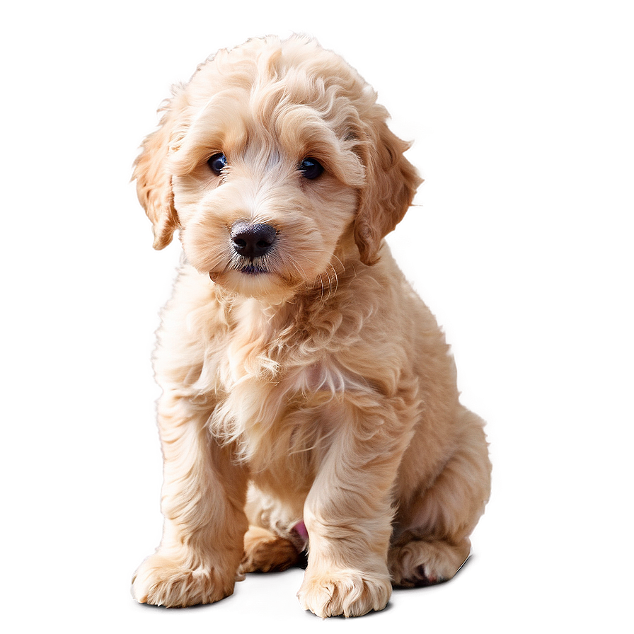 Cute Goldendoodle Dog Png 36