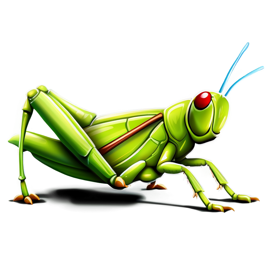 Cute Grasshopper Illustration Png Fmf