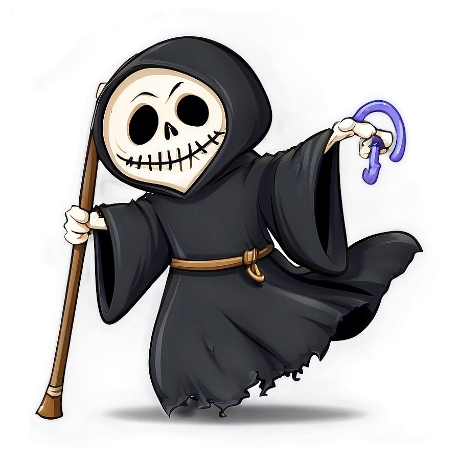 Cute Grim Reaper Png 05062024