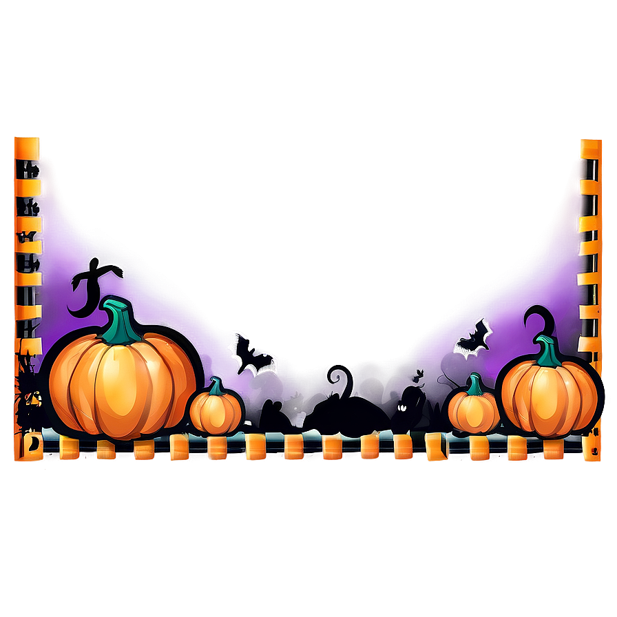 Cute Halloween Border Png Gdk