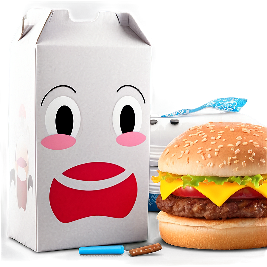 Cute Happy Meal Box Characters Png 33