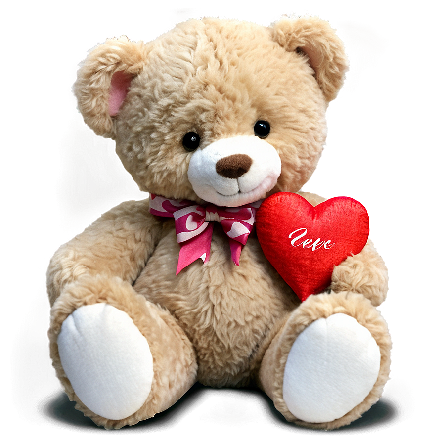 Cute Happy Valentines Teddy Png Vet