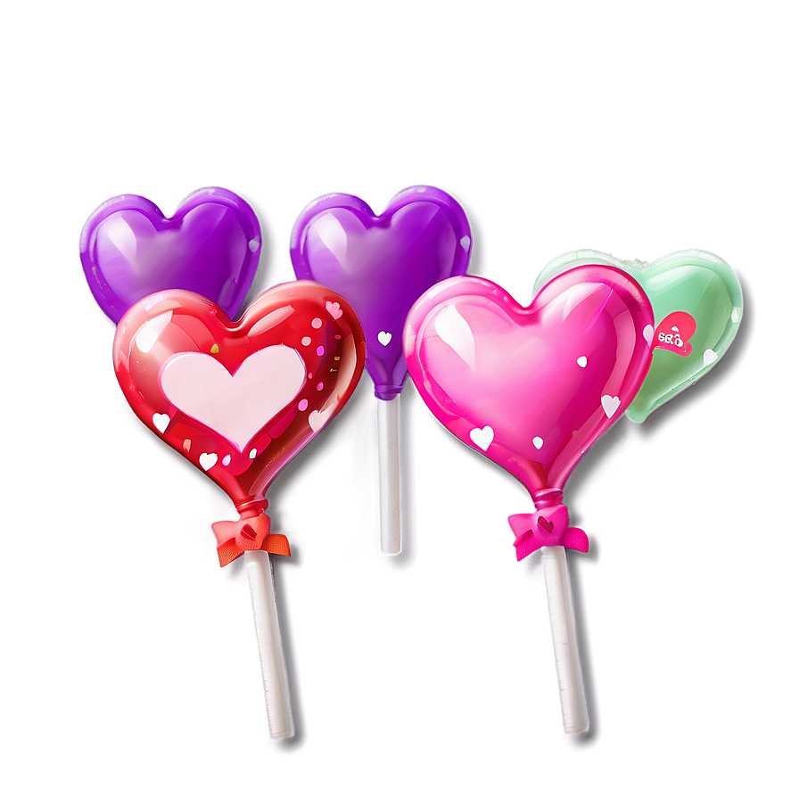 Cute Heart Lollipop Png 53