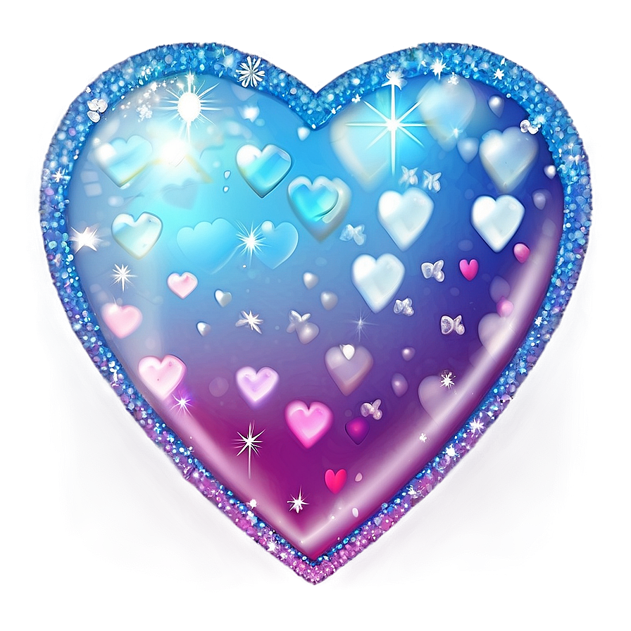 Cute Heart With Sparkles Png Bny