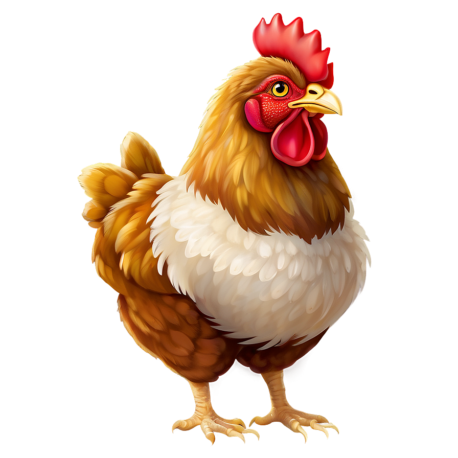 Cute Hen Mascot Png Cro