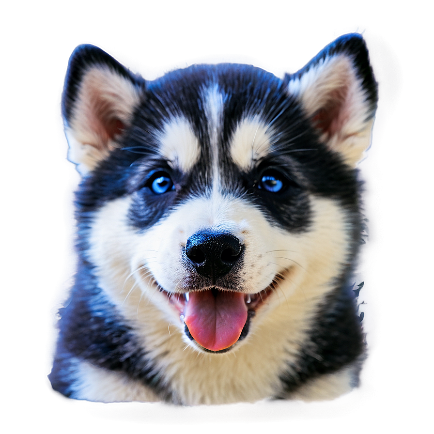 Cute Husky Puppy Png 24