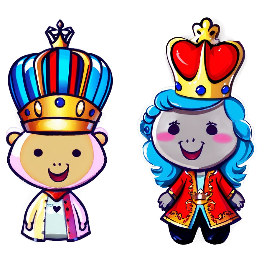 Cute King And Queen Png 89