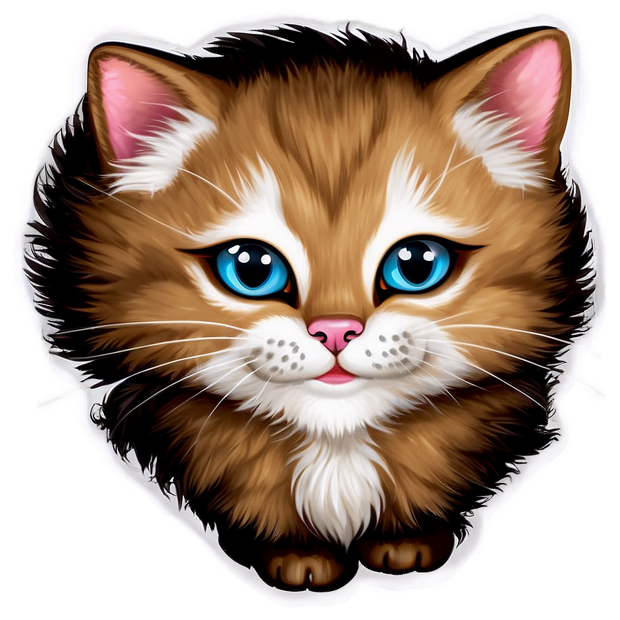 Cute Kitty Clipart Png 06242024