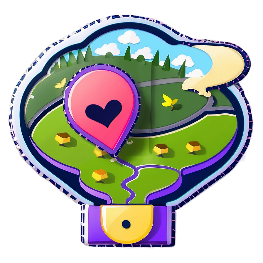 Cute Location Pin Png 05252024