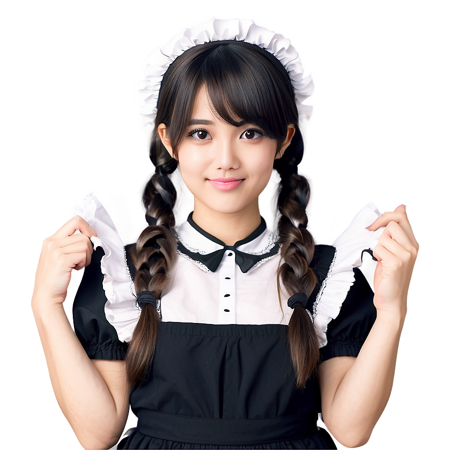 Cute Maid Hat Illustration Png 06292024