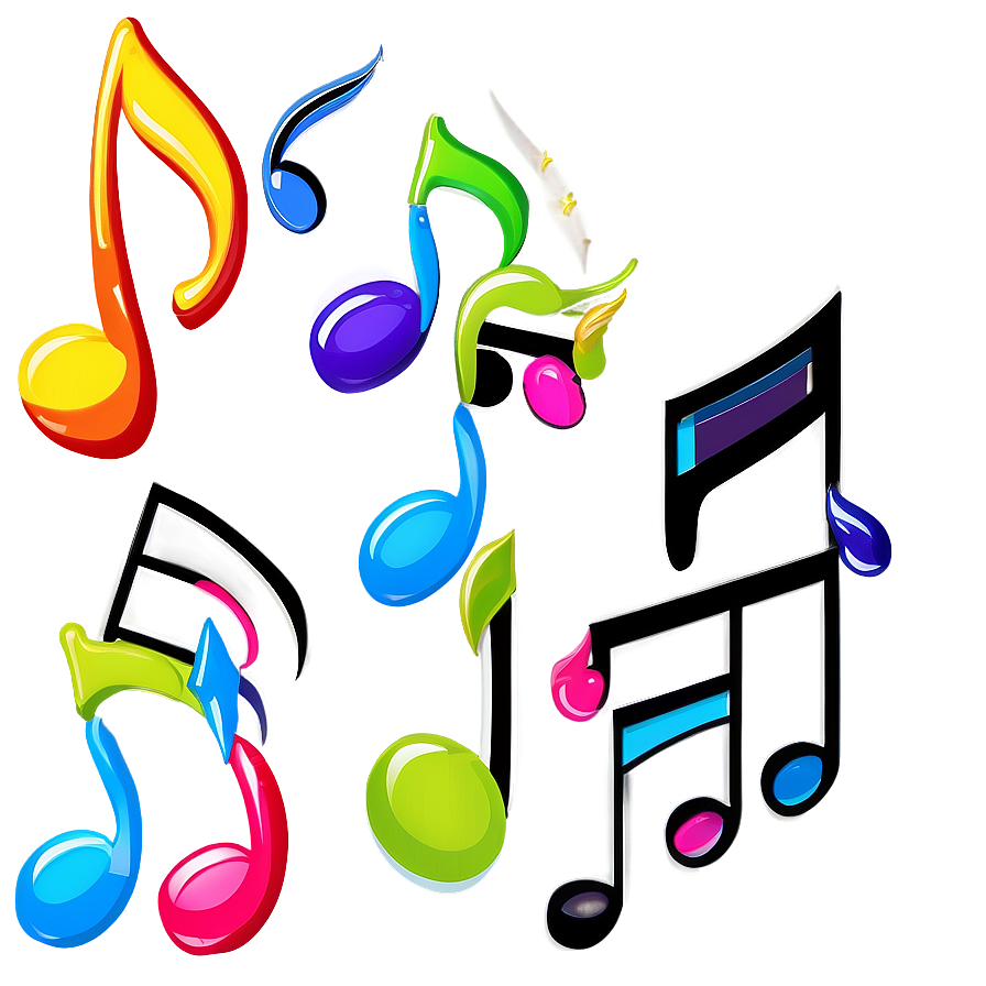 Cute Music Notes Png 06122024