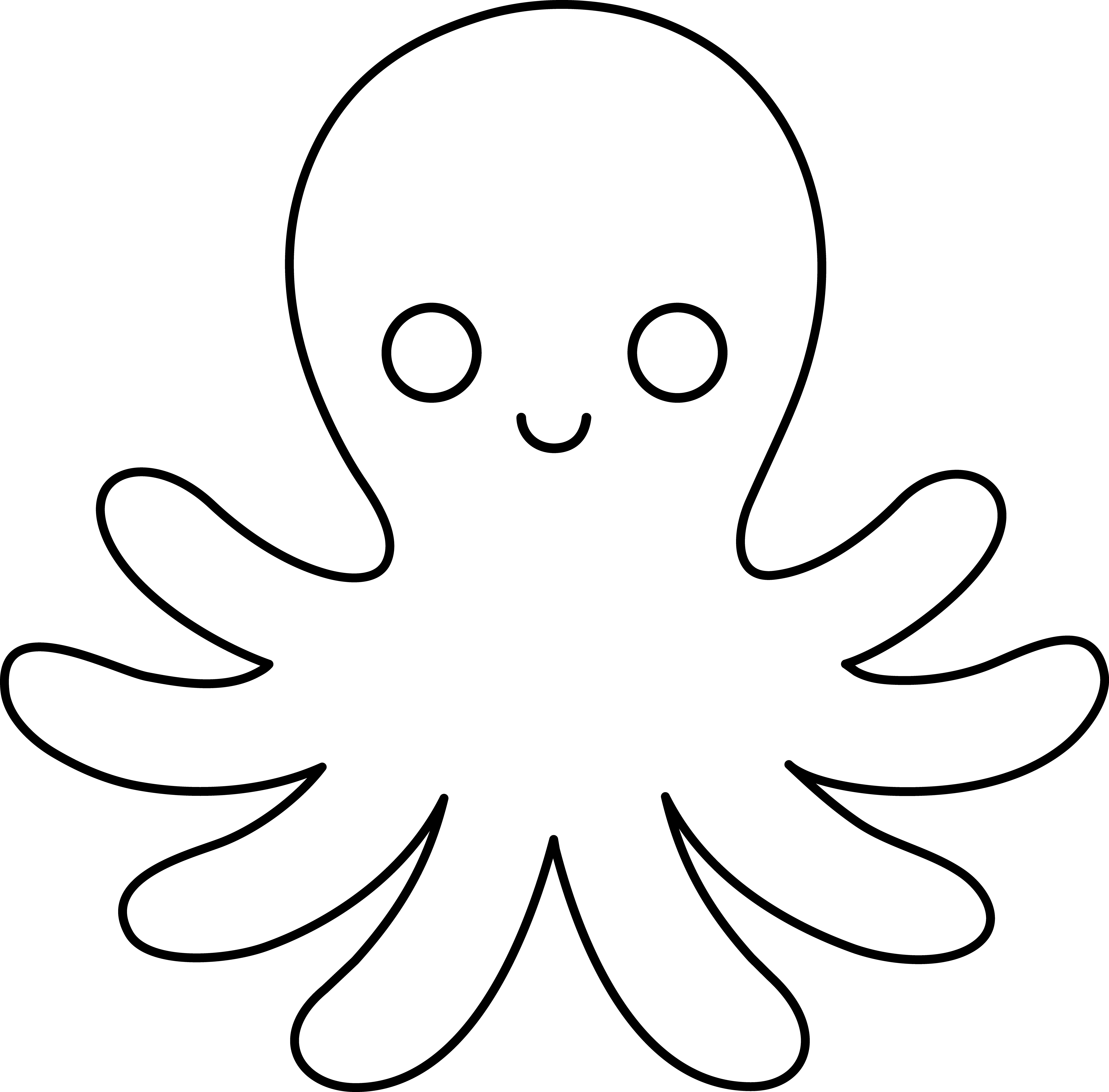 Cute Octopus Clipart